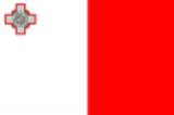 bandera pequeña de Malta