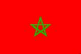 bandera pequeña de Marruecos