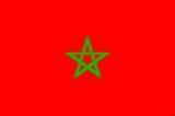 Small falg of Morocco