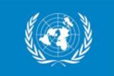 bandera pequeña de ONU