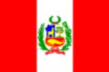 bandera pequeña de Perú
