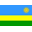 bandera pequeña de Ruanda