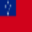 bandera pequeña de Samoa