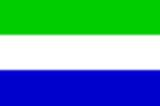 bandera pequeña de Sierra Leona