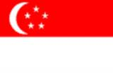 bandera pequeña de Singapur