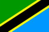 bandera pequeña de Tanzania