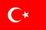bandera pequeña de Turquía