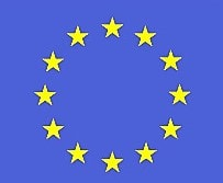 bandera pequeña de Unión Europea
