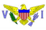 bandera pequeña de Islas Vírgenes Estadounidenses