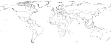 Mapa en blanco del mundo para identificar a países antiguos y que ya no existen
