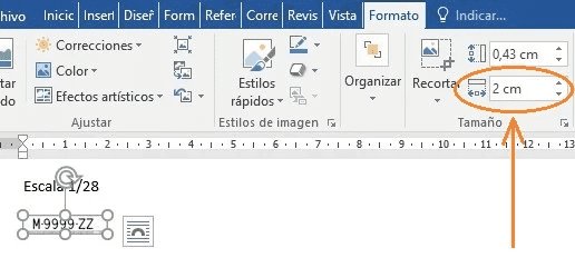 Hacer matrícula miniatura: Reducir tamaño matrícula imagen