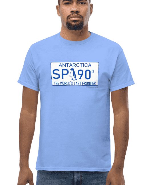 buy blue t-shirt with Jurassic Park license plate