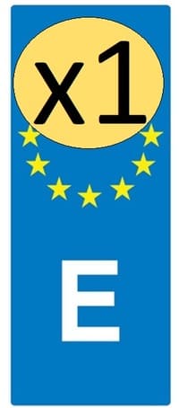 Euroband sticker for car Spain