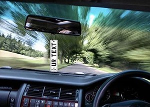 license plate air freshener