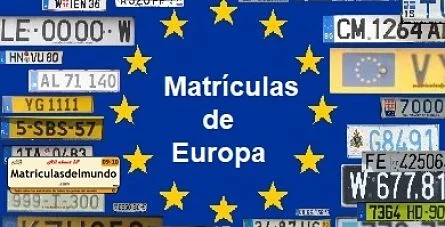 Matriculas de Europa