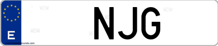 Matrícula NJG