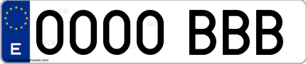 Primera matrícula de coche de Álava en el año 2000 del nuevo sistema