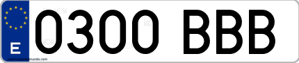 Primera matrícula de coche de Albacete en el año 2000 del nuevo sistema