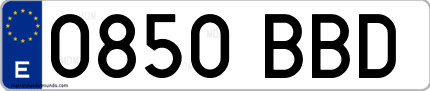 Primera matrícula de coche de Valencia en el año 2000 del nuevo sistema