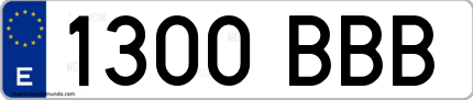 Primera matrícula de coche de Ávila en el año 2000 del nuevo sistema