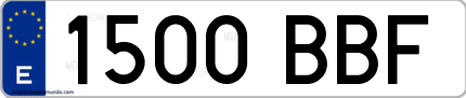 Primera matrícula de coche de Zaragoza en el año 2000 del nuevo sistema