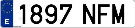Ejemplo de matrícula española 1897 NFM