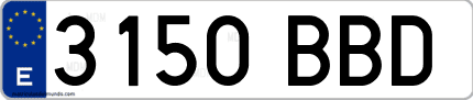 Primera matrícula de coche de Santa Cruz de Tenerife en el año 2000 del nuevo sistema