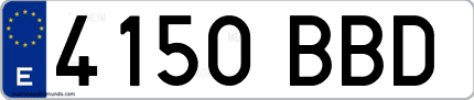 Primera matrícula de coche de Vizcaya en el año 2000 del nuevo sistema