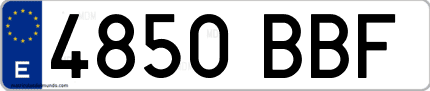 Primera matrícula de coche de Palencia en el año 2000 del nuevo sistema