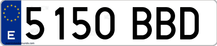 Primera matrícula de coche de León en el año 2000 del nuevo sistema