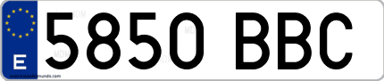Primera matrícula de coche de Las Palmas de Gran Canaria en el año 2000 del nuevo sistema
