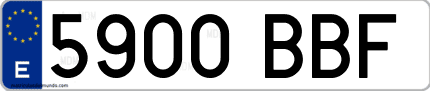 Primera matrícula de coche de Cantabria en el año 2000 del nuevo sistema