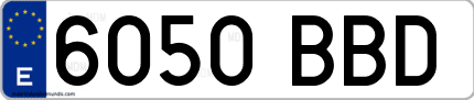 Primera matrícula de coche de Lérida en el año 2000 del nuevo sistema