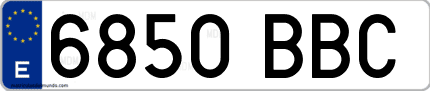 Primera matrícula de coche de Sevilla en el año 2000 del nuevo sistema