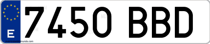 Primera matrícula de coche de Ceuta en el año 2000 del nuevo sistema