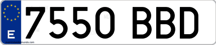 Primera matrícula de coche de Jaén en el año 2000 del nuevo sistema