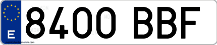 Primera matrícula de coche de Melilla en el año 2000 del nuevo sistema