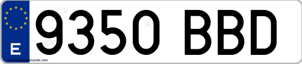 Primera matrícula de coche de Murcia en el año 2000 del nuevo sistema