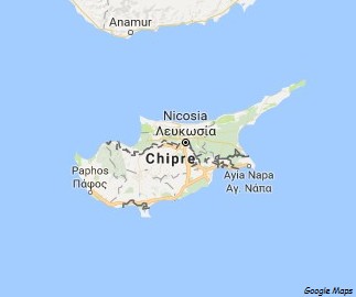 Mapa de Chipre político actualizado