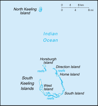 Updated political map of Cocos