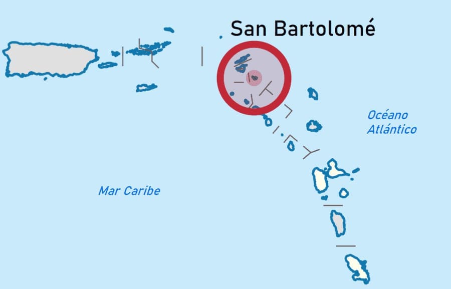 Mapa de San Bartolomé político actualizado