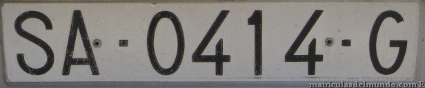 matricula salamanca espana grafia antigua espanola