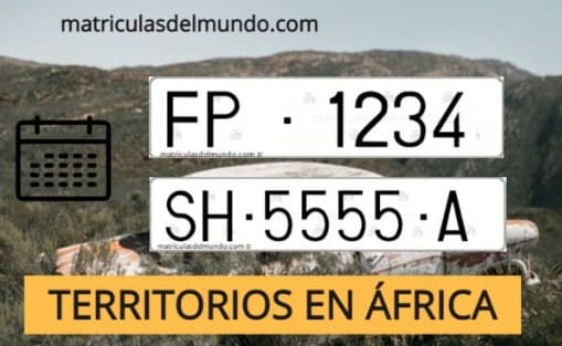 Matrículas de territorios españoles en África