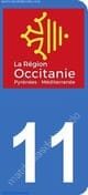 Logo departamento Aude 11 matrícula Francia