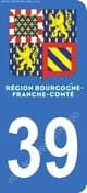 Logo departamento Jura 39 matrícula Francia