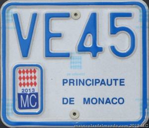 Matrícula Mónaco vehículo eléctrico