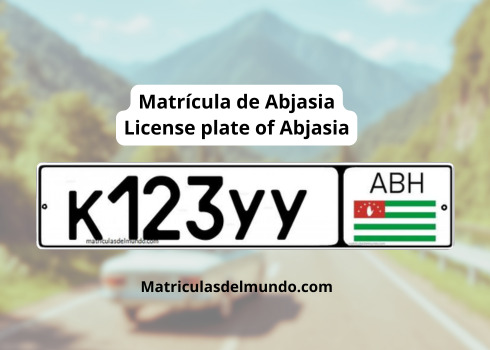 Matrícula de coche de Abjasia