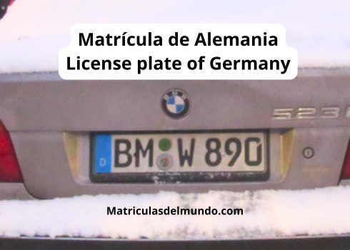 Matrícula de coche de Alemania