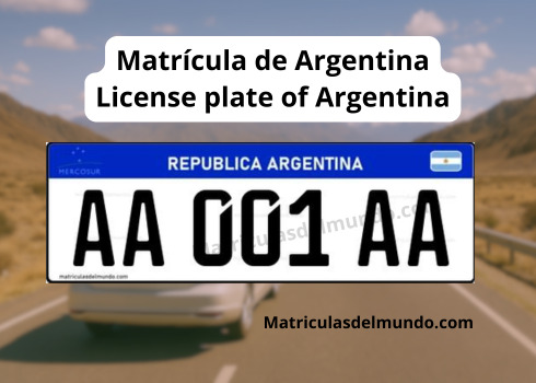 Matrícula de coche de Argentina