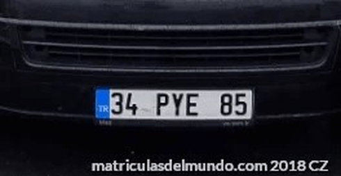 Matrícula de coche de Turquía